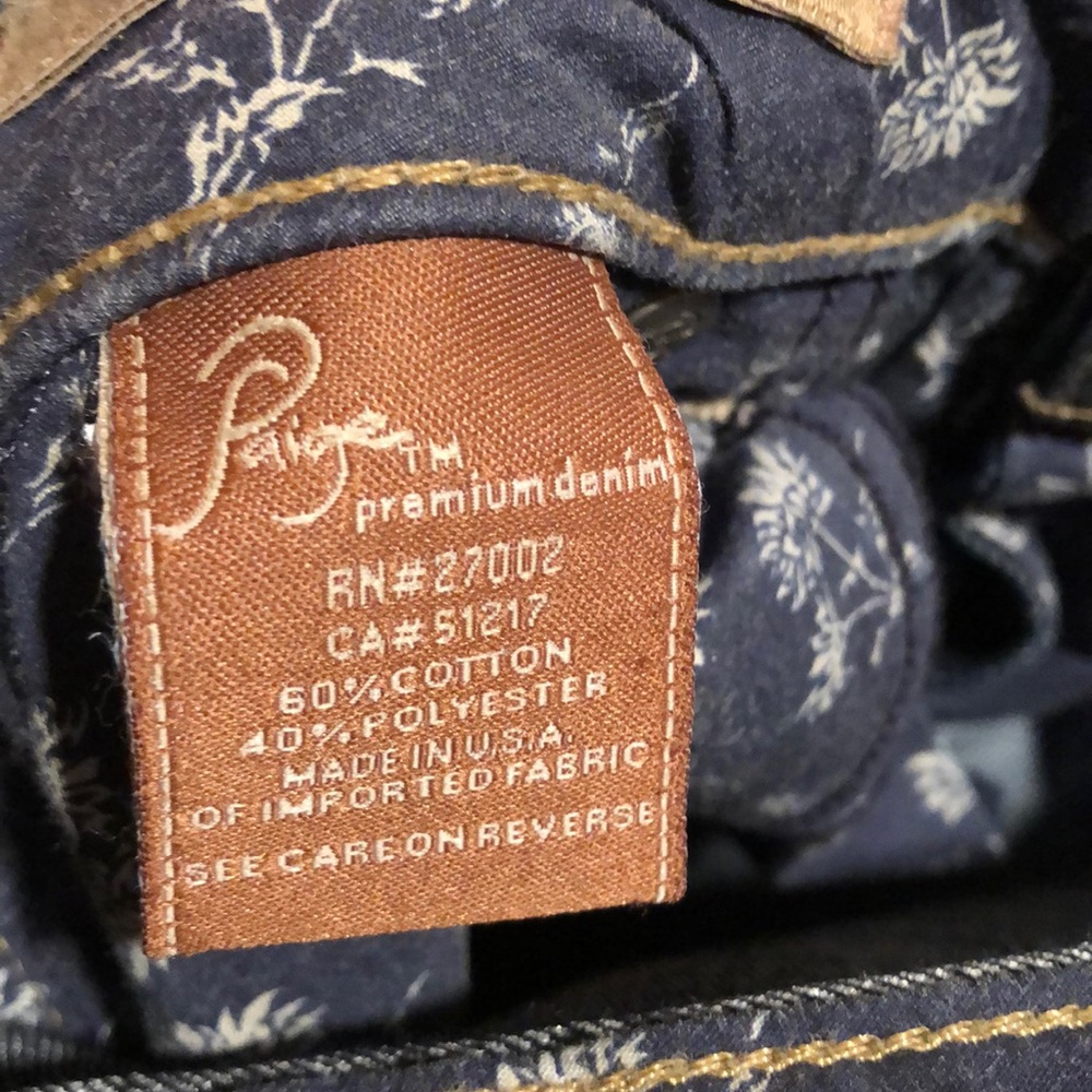 Paige jeans dark wash